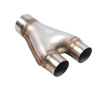 DIQXLGS Tubo Di Scarico Universale Per Auto Tubo Di Scarico A Y In Acciaio Inox Adattatore A 3 Vie Connettore A Cono TT102125 Accessori Per Modifiche(2.5inch-2.75inch)