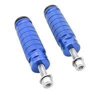 DIQXLGS Universal Moto M8 8mm Poggiapiedi Peg Pedali Motocross Piantana Posteriore Piantane Posteriori Accessori(Blu)
