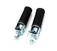DIQXLGS Universale Pieghevole Moto Posteriore Passeggero Pedane Poggiapiedi Supporti 10mm Filettatura 1Paio Per ATV Per UTV Motociclo