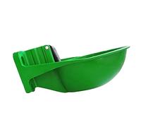 DIRBAK Abbeveratoio automatico per bestiame, ABS resistente con grande capacità, adatto per mucche, cavalli, asini, pecore e cani, verde, 31x23,5x9,5 cm