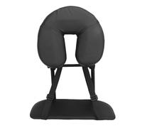 DIRBAK BEATTURA BEAD BEAD CRADLE U FASE FASE REGOLABILE MASSEGGIO FACCIA PILOW CRADLE CRADLE PER BAILO SPAGNA DI PASICA DELLA PRICETTA NERA 28X26X6 5CM 39 5X19CM 23 7X23CM