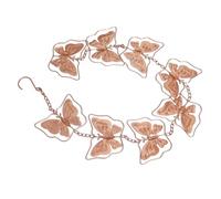 DIRBAK Catena Antipioggia con Motivo a Farfalla, Alternativa Decorativa alla grondaia per Giardino, Balcone e Cortile, di drenaggio sospeso in Ferro, 405 g