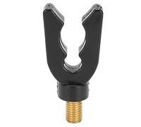 DIRBAK Poggiacanna a Forma di U, Staffa Porta-asta Flessibile Elastico Antiscivolo, Supporto per la Pesca all'Aperto in Fiumi Laghi Oceani, Nero 63x26 cm