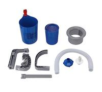 DIRBAK Pulitore Automatico per Piscina Fuori Terra, Blu, Montaggio a Parete, per Piscine, in plastica, 24 x 15,8 cm, 1254 g, Include Contenitore per Skimmer, Filtro, Tubo Trasparente,