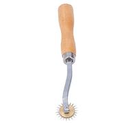 DIRBAK Ruota Segna Punto per Cucito con Manico in Legno e Punte in Acciaio, Progettata per la Marcatura su Cuoio, Tessuto, Cartone e Lavoretti Creativi.