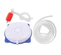 DIRBAK Scolapiatti Portatile Automatico per Copertura Piscina, Scarico rapido, Pompa a sifone in plastica Resistente, Ideale per Piscine