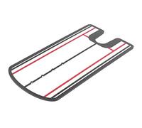 DIRBAK Specchio per allineamento del putting da golf Strumento di allenamento professionale Accessorio per la pratica correttiva per golfisti e allenatori Materiale acrilico 5,7 x 12,6