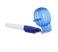 DIRBAK Strumento di allineamento delle Palline da Golf a 360°, Dispositivo di Disegno a Tre Linee per esercitarsi nel Putting (Blu)