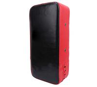 DIRBAK Tappetino da Allenamento per Boxe e calci, Tappetino per Bersaglio in Pelle PU con Assorbimento degli Urti per Pugni e Colpi di Piede (Nero Rosso)