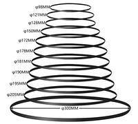 DIRBUY 11 Pieces Turntable Belt for Project, Different Specifications Turntable Belt Replacement for Record Player