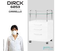 Dirck 6053 carrello assistente porta attrezzature per studio podologico estetica