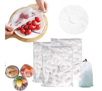 Dirctychop Reusable Fresh Keeping Bags, Reusable Fresh Keeping Bags/200p, Elastic Fresh Keeping Bags, Stretch Plastic Wrap Bowl Covers Large, Elastic Plastic Bowl Covers (300pcs)