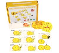 Dire a insegnare all'orologio per bambini, orologio analogico per i bambini che imparano | I responsabili didattici imparano a dire | Attività di sviluppo precoce, divertimento, forniture per homescho