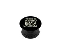 Dire divertente potrebbe sbagliare ma altamente improbabile PopSockets PopGrip Adesivo