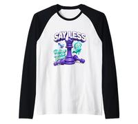 Dire Meno Veri Muovere in Silenzio Scacchi Giocatore Sport Dicendo Maglia con Maniche Raglan