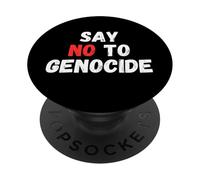 Dire no al genocidio PopSockets PopGrip Adesivo