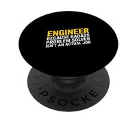Dire Problem Solver non è un vero ingegnere del lavoro PopSockets PopGrip Adesivo