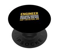 Dire Problem Solver non è un vero ingegnere del lavoro PopSockets PopGrip Adesivo