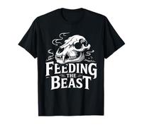 Dire Wolf Foresta Cranio Natura Fauna Selvatica Lupi Animali Maglietta