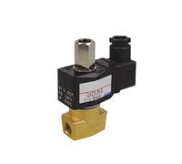 Direct Acting Square Coil Two Way Two Position Solenoid Valve Pressure 0~0.9MPa Connection Size 1/4&1/8&3/8 QX22-06S(QX22-10S,AC220V_2PCS)