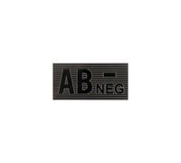 Direct Action AB Rh - blood type patch - Black/Boreal Green