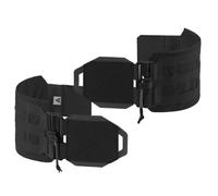 DIRECT ACTION Fascia cummerbund scheletrata larga (nero, grande)