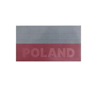 Direct Action Polish large patch flag - White/Red