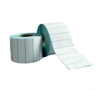 Direct - Etichette termiche autoadesive, 70 x 20 mm, impermeabili, resistenti a olio e alcool, 2000/rotolo, nucleo da 40 mm, stampa trasparente, per biblioteche, laboratori, ospedali