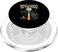Direct Flights to the Moon Florida Space Coast Retro PopSockets PopGrip per MagSafe