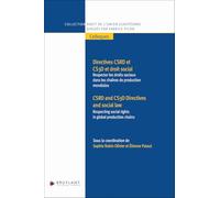 Directives CSRD et CS3D et droit social: Respecter les droits sociaux dans les chaînes de production mondiales