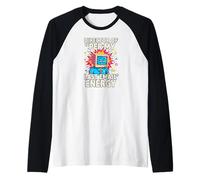 Director of per My Last Email Energy Funny Office Meme Maglia con Maniche Raglan