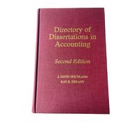 Directory Di Tesi In Contabilità (2ª Edizione) Di J. David Spiceland