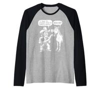 Direttamente dalla Bocca del Cavallo per i Modi di Dire di Bambini e Insegnanti Maglia con Maniche Raglan