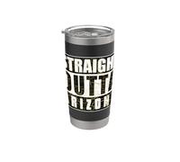 Direttamente dalla città angosciata vintage dell'Arizona Bicchiere termico in acciaio inox doppia parete