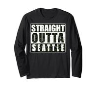 Direttamente dalla Città angosciata Vintage di Seattle Maglia a Manica
