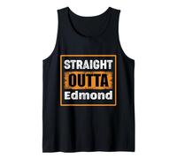 Direttamente Fuori Edmond Oklahoma USA retrò Invecchiato Vintage Canotta