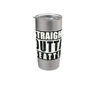 Direttamente fuori Seattle Washington Grunge City Pride Bicchiere termico in acciaio inox doppia parete