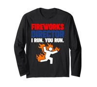 Direttore dei fuochi d'artificio I Run You Run Maglia a Manica