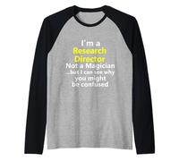 Direttore della Ricerca Lavoro Scienza Biologia Amministratore Manager Maglia con Maniche Raglan