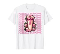 Direttore funebre Ultimo soccorritore Mortuary Girl Coquette Bow Maglietta