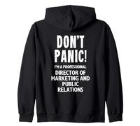 Direttore Marketing e Pubbliche Relazioni Felpa con Cappuccio