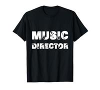 Direttore Musicale Strumenti Musicali Design Uomo Donna Presente Maglietta