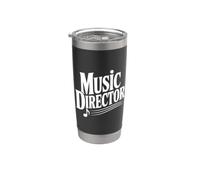 Direttore Musicale Vita Divertente Per Musicisti E Direttori D'orchestra Bicchiere termico in acciaio inox doppia parete