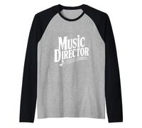 Direttore Musicale Vita Divertente per Musicisti E Direttori D'orchestra Maglia con Maniche Raglan