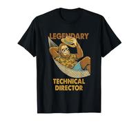 Direttore Tecnico Legendary Bigfoot Funny Vintage Maglietta