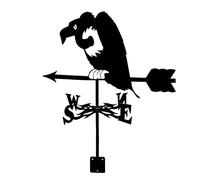 direzione del vento, Banderuola for cortile Vernice spray in acciaio inossidabile Banderuola for esterni in stile retrò Banderuola for tetto for decorazione da giardino Indicatore di direzione del ven