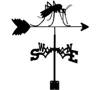 direzione del vento, Banderuola Palo da giardino in acciaio inossidabile Banderuola Strumenti di misurazione Indicatore di direzione del vento Banderuola adatta for prodotti in metallo for esterni