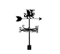 direzione del vento, Banderuola segnavento in metallo nero ornamento animale banderuola indicatore della direzione del vento banderuola da tetto for decorazione del patio del cortile del giardino dell