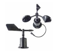 Direzione del vento Sensore di velocità del vento RS485 0-5V 0-10V 4-20mA Uscita 30m/s Sensore anemometro a 3 tazze for esterni(RS485 Kit)