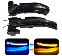 direzione dinamici Accessori Per auto LED Dinamico Segnale di Girata Ala Laterale Specchio Indicatore Lampada Luce Per Ford Per La Messa A Fuoco 4 MK4 2019 2020 ST 2021 LED Indicatore(Blue-Yellow)